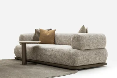 Produktbild von Wohnzimmer 3-Sitzer Dreisatzsofa Polster Möbel Stoff Beige Modern Couch