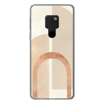 Produktbild von MuchoWow® Handyhülle Schutzhülle Hülle für Huawei P40 Lite Marmor - Muster - Rosa Silikon Softcase Handy Hülle - Handy