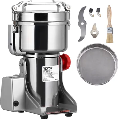 Immagine prodotto di VEVOR 2.5kg Mulino a Griglia Mulino a Grano Elettrico 3750W Mulino a Secco
