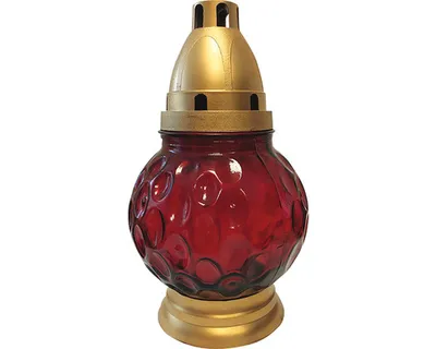 Immagine prodotto di Lampada da cimitero BALL PUNTS vetro 50g d12x20cm