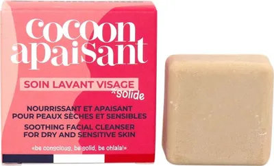 Produktbild von Feste Gesichtsreinigung - cocoon apaisant | trockene & sensible Haut 25g
