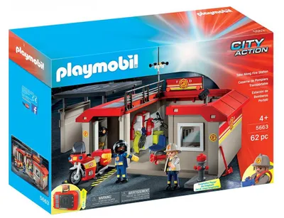 Immagine prodotto di PLAYMOBIL 5663 Stazione dei pompieri portatile City Action