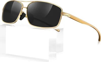 Produktbild von Sonnenbrille Herren Polarisiert Al-Mg Metallrahmen UV400 Schutz CAT 3 CE