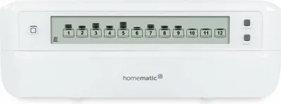 Obrázok produktu pre Homematic IP HMIP-FALMOT-C12, Akčný člen pre kúrenie, LCD, 12 kanály/kanálov, 869,65 MHz, 320 m, IP20