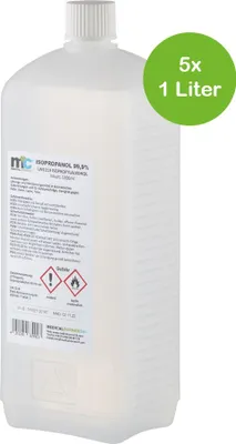 Produktbild von MC24 5x 1000 ml  Isopropanol 99,9% Isopropylalkohol Cleaner 2-Propanol