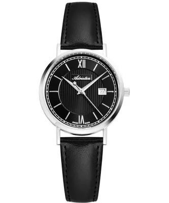 Produktbild von NEU ORIGINAL ADRIATICA Damenuhr A3194.5264Q schwarze Gravur Swiss