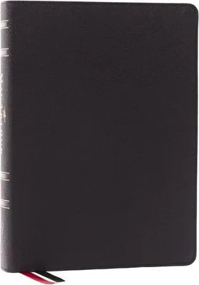 Produktbild von Lsb, MacArthur Study Bible, Black Genuine Leather, Comfort Print, Thumb Indexed