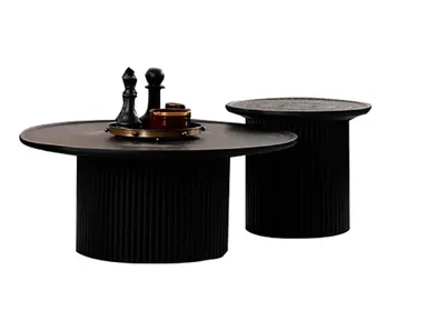 Image de Table basse Table de salon Table de salon Table basse Table de rangement 2pcs