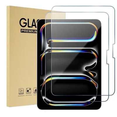 Produktbild von iPad Pro 11" Schutzglas 2024/2025 M4/M5 – 2er Pack Displayfolie
