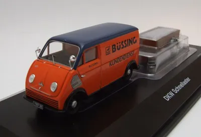 Produktbild von DKW Schnelllaster "Büssing" mit Anhänger orange Modellauto 1:43 Schuco