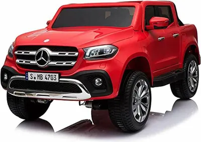 Zdjęcie produktu dla Samochód elektryczny dla dzieci Injusa Mercedes Benz X Class Pick Up Red 12 V