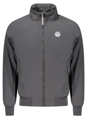Produktbild von Herren Bomberjacke Schwarz: Stilvolle Jacke mit Taschen & Logo