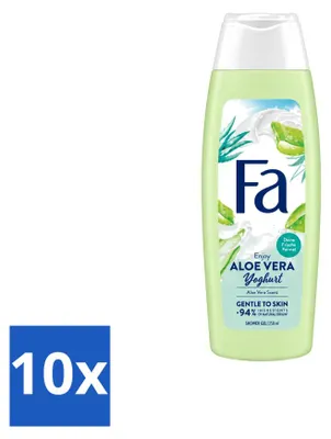 Produktbild von 10 x Fa Douchegel Yoghurt & Aloe Vera - 250 ml - Vorteilspackung - 10 Stücke