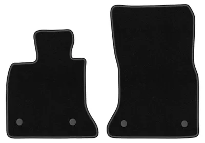 Productafbeelding van Velours voormatten voor BMW GT F07 FL 2013-2018 – 2-delig, zwart, op maat – Wielganizator BASIC