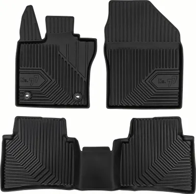 Produktbild von Fußmatten Gummimatten No.77 für Toyota Prius V 2023-2025 TPE Schwarz 3 teile