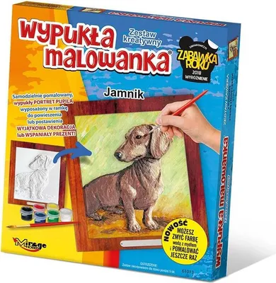 Zdjęcie produktu dla Wypukła malowanka Psy - Jamnik
