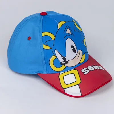 Image de Casquette d'été Sonic - Casquette pour enfants avec imprimé & protection UV rouge