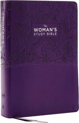 Immagine prodotto di KJV, The Woman's Study Bible, Purple Leathersoft, Red Letter, Full-Color Edition, Comfort Print (Thumb Indexed)