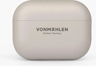 Imagen del producto de Vonmaehlen: funda delgada para AirPods Pro 2 (color crema)