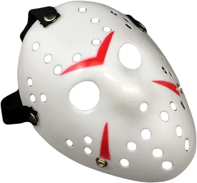 Produktbild von Halloween-Maske Jason Freitag der 13. Verkleidung Horror Weiß