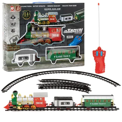 Immagine prodotto di Springos® Locomotiva a vapore giocattolo con suono e vapore 2 vagoni