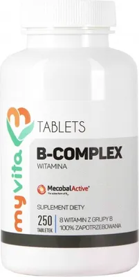 Produktbild von Myvita Vitamin B-Complex 100 - 250 Tablets With Long Expiry Date