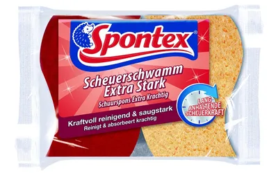 Obrázok produktu pre Hubka na drhnutie Spontex extra silná 2-pack 1 kus