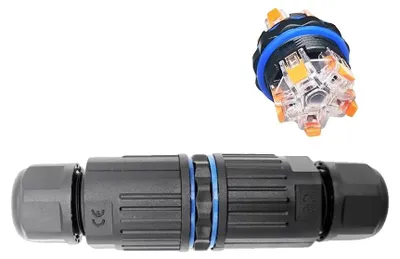 Productafbeelding van Kabelconnector, waterdicht, snelle aansluiting, 2505-5p
