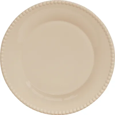 Produktbild von Speiseteller TIFFANY BEIGE creme rund D. 26cm aus Porzellan Easy Life WA
