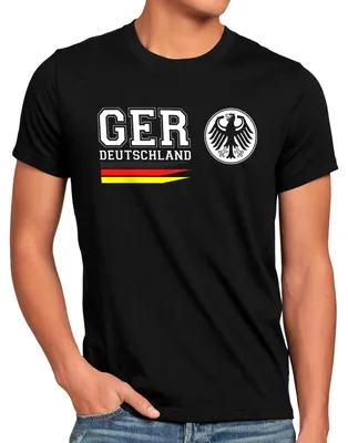 Produktbild von Deutschland Herren T-Shirt Germany 2026 Fußball EM Weltmeisterschaft Sport