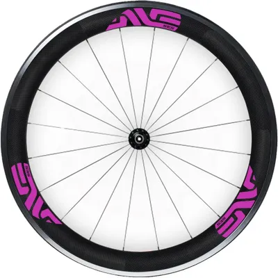 Produktbild von Fahrradreifenaufkleber, Hochwertiges Vinyl, Einfache Anwendung, Rosa