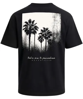 Produktbild von Herren T-Shirt - Palmen - Oversized Relaxed Fit Sommer Fashion Streetstyle Neverless®