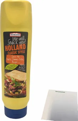Produktbild von Homann Snack Sauce Holland Classic Style (875ml) + usy Block