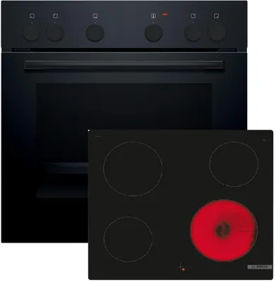 Produktbild von Bosch Einbau-Herd-Set HNDBB110, HEF010BA1 + NKE611GA2E, Einbau-Herd, Elektro-Kochfeld