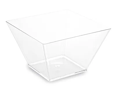 Produktbild von 20x Fingerfood-Schale eckig klar 500 ml PS 11 x 11 x 7 cm