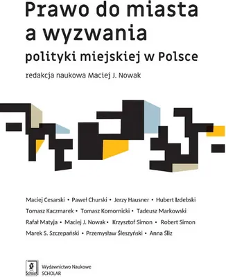 Produktbild von Prawo do miasta a wyzwania polityki miejskiej w Polsce - (Buch auf Polnisch)