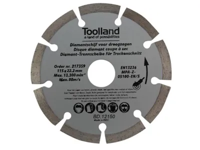 Image de Jeu de disques diamantés - 150 mm - segmentés - 2 pièces