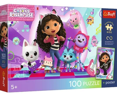 Obrázok produktu pre TREFL Puzzle Premium Plus, "Kúzelný dom: Sviet katacích", pre deti, 100 dielikov