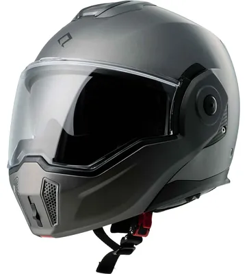 Produktbild von Motorradhelm Klapphelm QASVA Flipback Voyager ECE 22.06 Grau Gr. S 55-56 cm