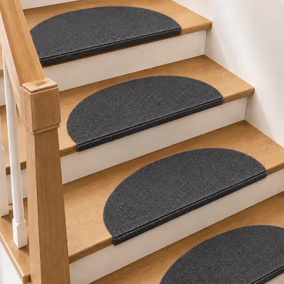 Trapmatten 24x60 cm, selbstklebend, Antirutsch, 15 Stück, für Holztreppen