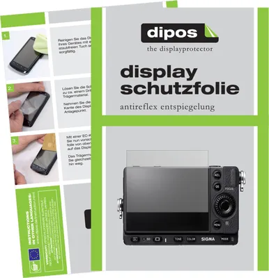 Produktbild von 2x Schutzfolie für Sigma fp L matt Displayschutzfolie Folie Display Schutz dipos