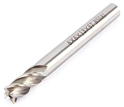 Produktbild von Fräsmesser Set 6mm - 4-Schneider Fräser für Holz und Metall - 1 Stück