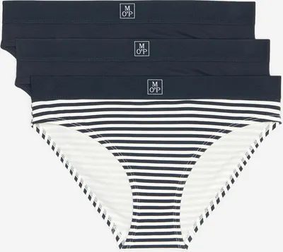 Produktbild von Marc O'Polo Damen Slip 3-Pack Essentials - Blau - Größe L
