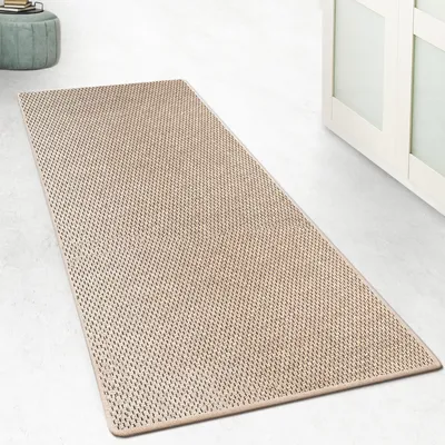 Immagine prodotto di Tappeto su misura Calcutta Sisal look Beige Larghezza: 80 cm, Lunghezza: 350 cm