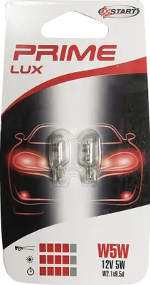 Productafbeelding van START W5W glazen lampenpaar voor auto-koplampen, 12V, 5WW, W2, 1x9, 5d