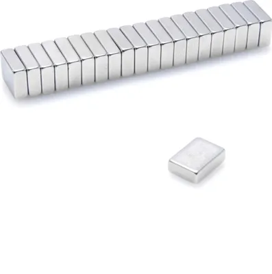Produktbild von Neodym Magnete 10 x 7 x 3 mm N38 Quader Case - 10 Stück, Extrem stark, Magnettafeln, Kühlschränke, Whiteboards, DIY