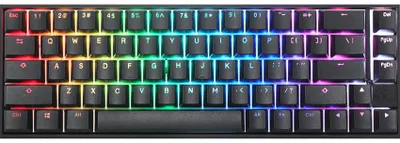 Produktbild von Ducky Mecha Pro SF Tastatur USB Deutsch Schwarz (DKME2167ST-CDEPDAAT2)