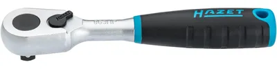 Produktbild von HiPer Feinzahn-Umschaltknarre 863HP, 1/4" (schwarz/blau, Betätigungswinkel 4°, Kugelsicherung)