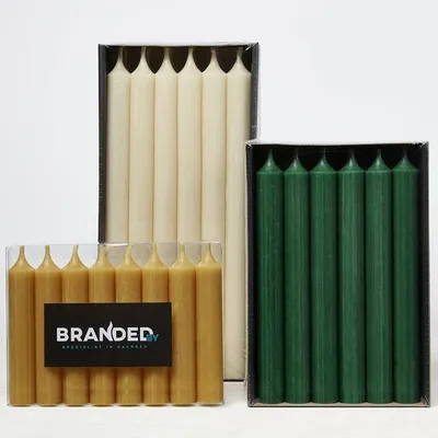 Productafbeelding van Branded kaars, Ø 2,1 × 19,5 cm - Naturel