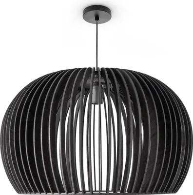 Produktbild von Pendellampe Holz Pendelleuchte Boho Style Wohnzimmer Esstischlampe Vintage E27